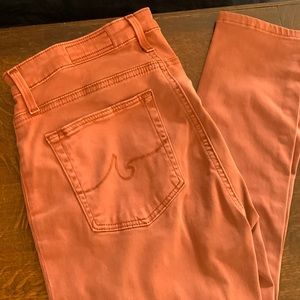 AG burnt orange jeans